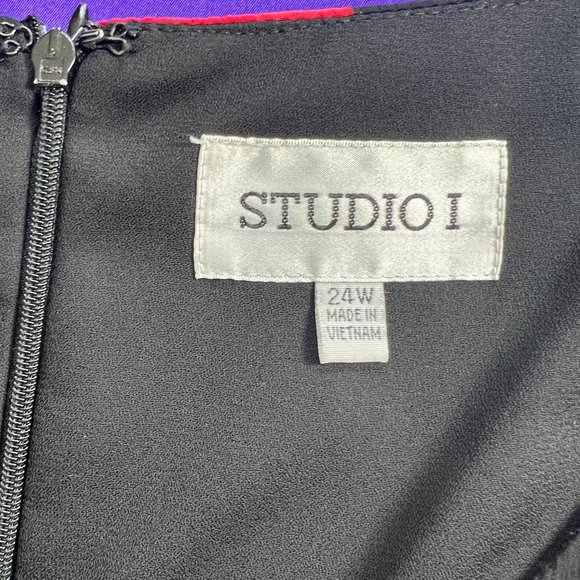 πStudio One Georgette Fabric Floral Sleeveless Midi Dress - Picture 14 of 15